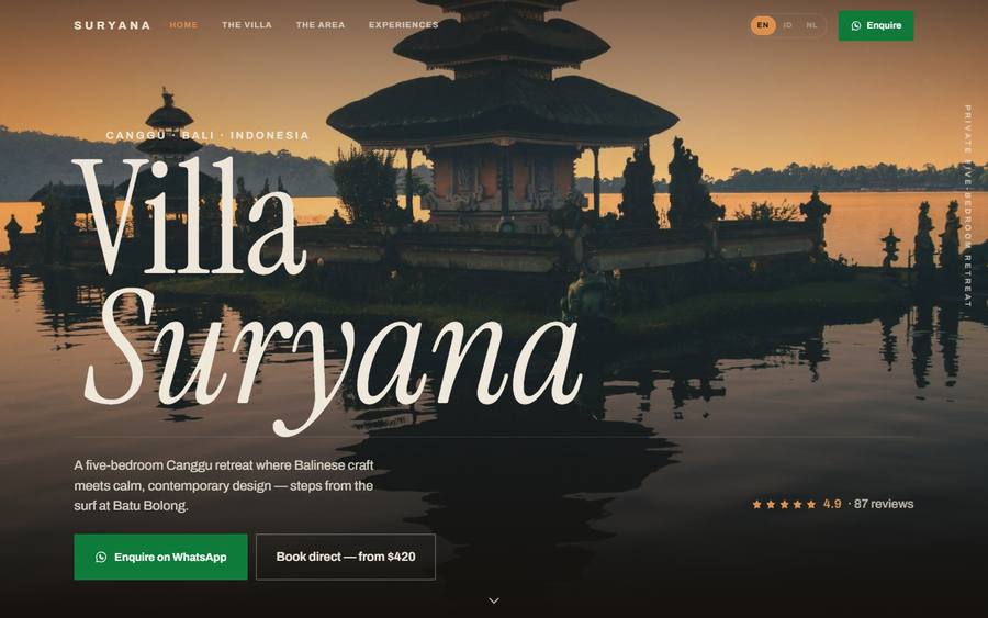 Villa Suryana template